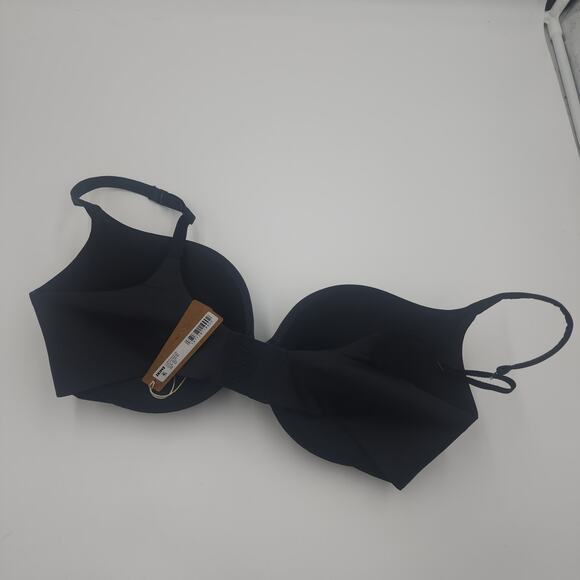 SKIMS Black Bra push up plunge Onyx 36D - Picture 6 of 7